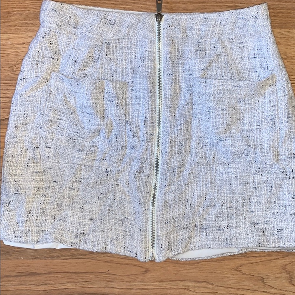 Forever 21 Black & White Tweed Skirt